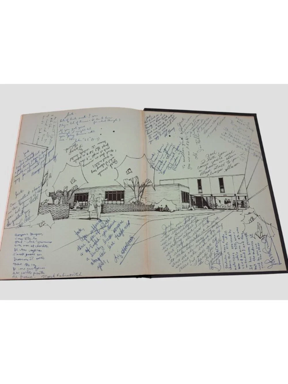 1964 Pioneer Bentley High School Livonia Michigan Yearbook Signed Vintage Annual
